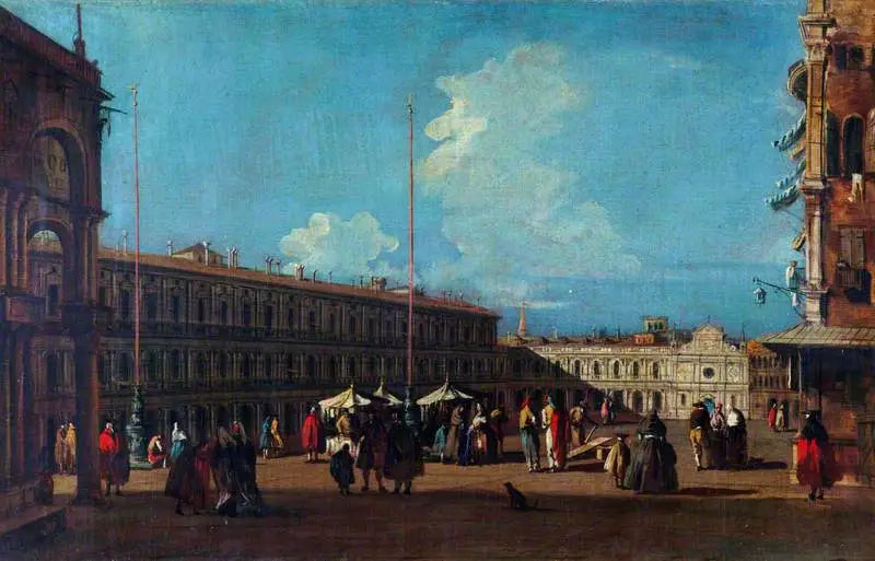 Wenecja: Plac Świętego Marka widziany na zachód - Canaletto