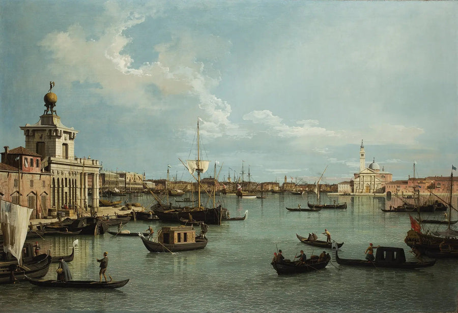Wenecja: basen San Marco z kanału della Giudecca - Canaletto
