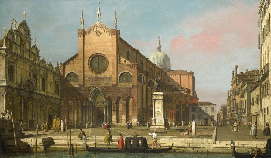 Wenecja: campo SS. Giovanni i Paolo - Canaletto
