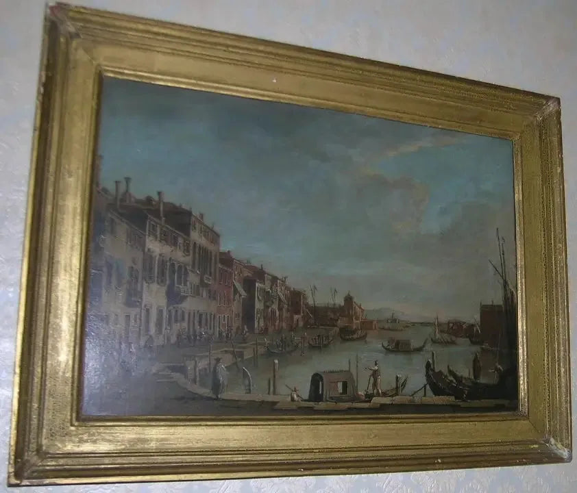 Wenecja: kanał Santa Chiara w kierunku laguny - Canaletto