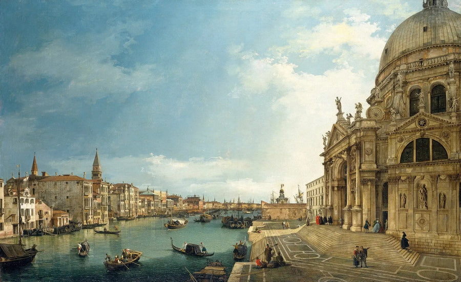 Wenecja: Wielki Kanał z Santa Maria della Salute, w kierunku Bacino - Canaletto
