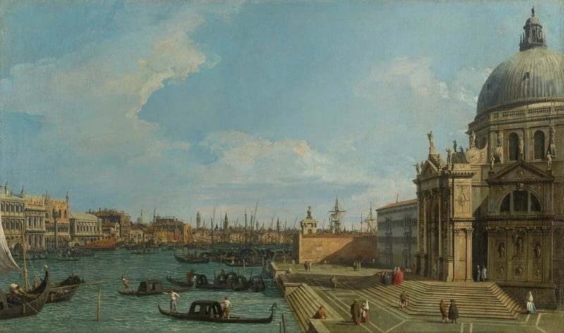 Wenecja: Wielki Kanał z Santa Maria della Salute w kierunku Riva degli Schiavoni - Canaletto
