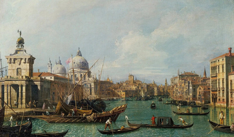 Wenecja: Wielki Kanał Salute w kierunku Carità - Canaletto