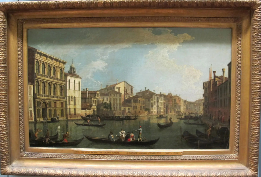 Wenecja: Wielki Kanał pałacu Flangini w San Marcuola - Canaletto