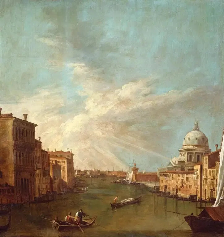 Wenecja: Wielki Kanał w kierunku Bacino, z Santa Maria della Salute - Canaletto