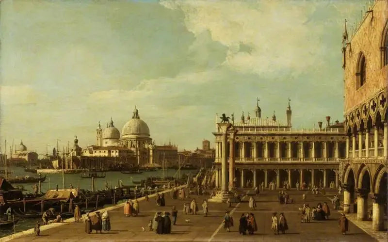 Wenecja: molo z Santa Maria della Salute - Canaletto