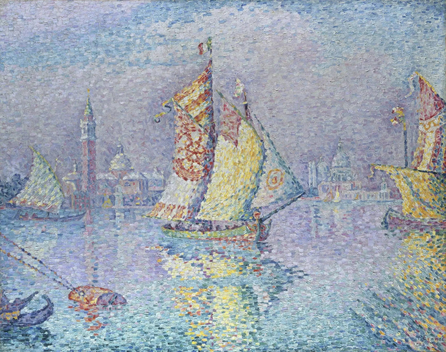 Wenecja, żółta zasłona - Paul Signac