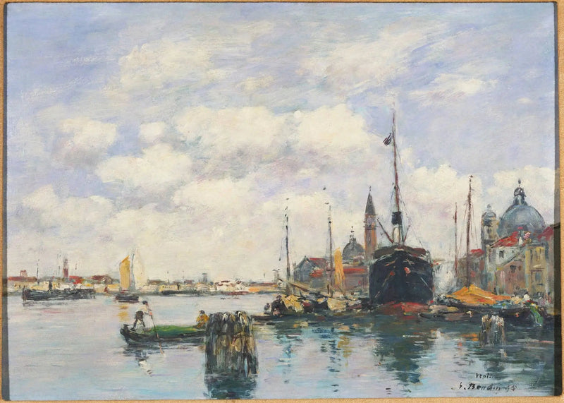 Wenecja – Morski krajobraz na Giudecca - Eugène Boudin