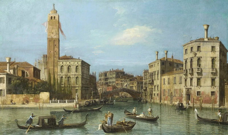 Wenecja: San Geremia i ujście Cannaregio - Canaletto