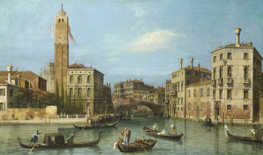 Wenecja: San Geremia i ujście Cannaregio - Canaletto