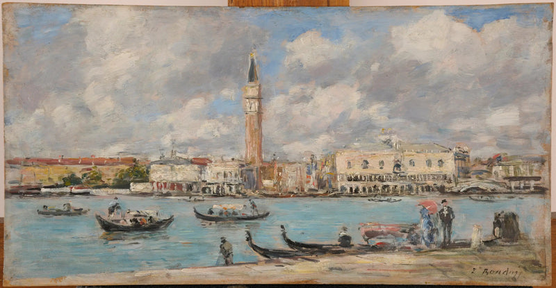 Wenecja. San Giorgio - Eugène Boudin