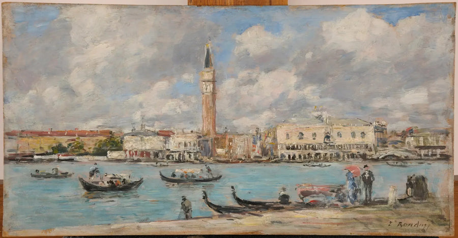Wenecja. San Giorgio - Eugène Boudin