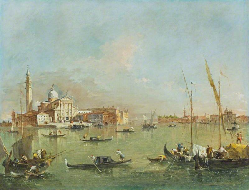 Wenecja: San Giorgio Maggiore z Giudeccą i Zitelle - Francesco Guardi