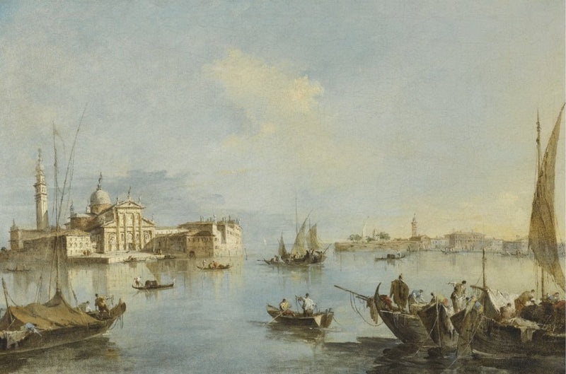 Wenecja, widok na kościół San Giorgio Maggiore z końca Giudecca - Francesco Guardi