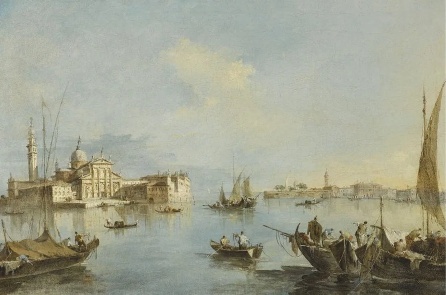 Wenecja, widok na kościół San Giorgio Maggiore z końca Giudecca - Francesco Guardi