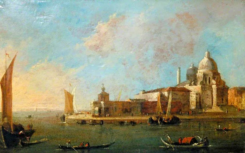 Wenecja: widok na Santa Maria della Salute i Doganę - Francesco Guardi