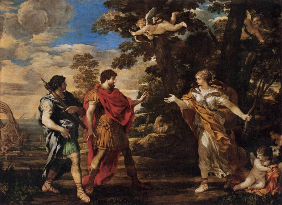 Wenus pojawiająca się przed Eneaszem - Pietro da Cortona