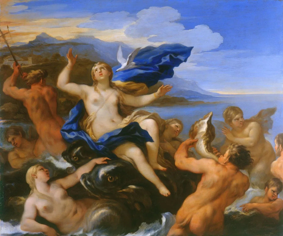 Wenus poznaje rozpacz Kupidyna - Luca Giordano