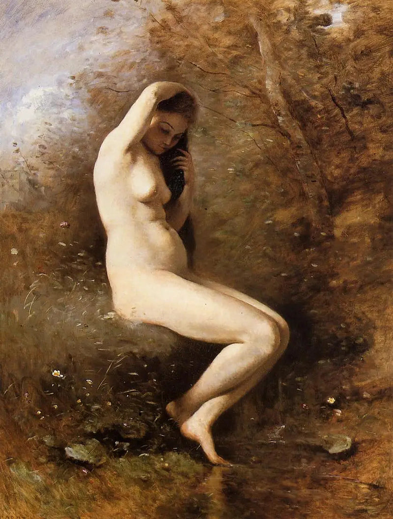 Wenus w kąpieli - Jean-Baptiste Camille Corot