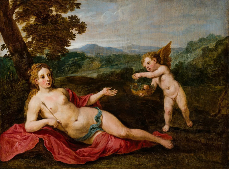 Wenus z Kupidynem - David Teniers Młodszy