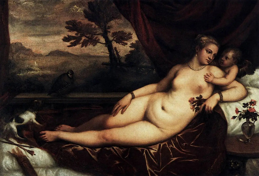 Wenus z Kupidynem - Titian