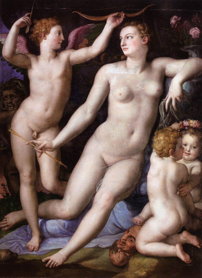 Wenus, Kupidyn i zazdrość - Bronzino
