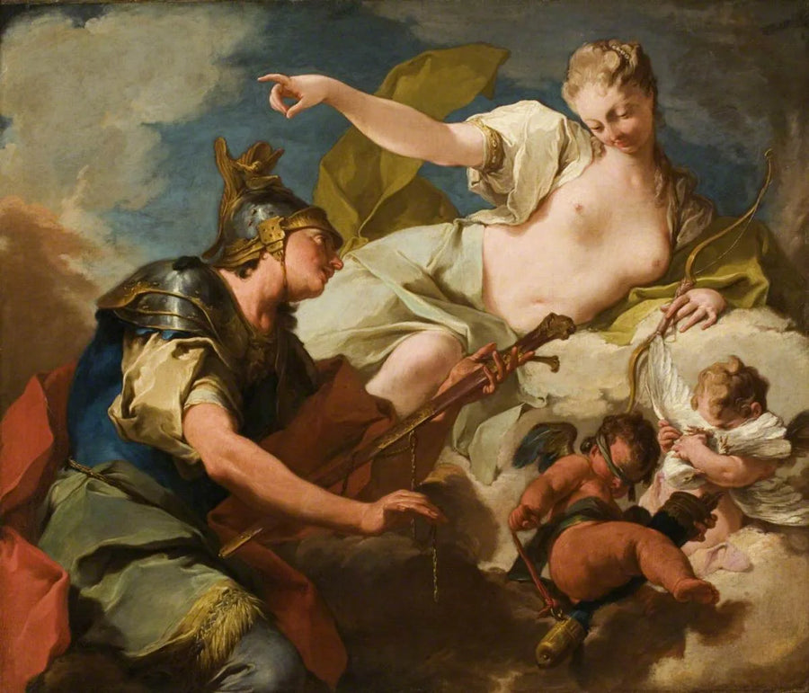 Wenus daje broń Eneaszowi - Giovanni Battista Pittoni