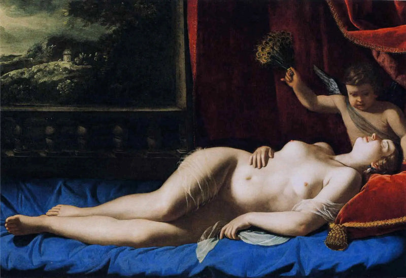Śpiąca Wenus - Artemisia Gentileschi