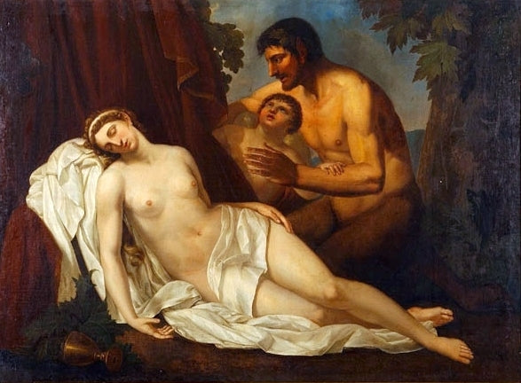 Wenus upojona satyrem („La Nuda”) - Annibale Carracci
