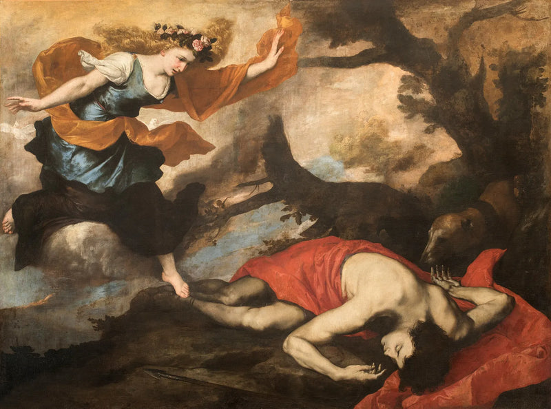 Wenus i Adonis - Jusepe de Ribera
