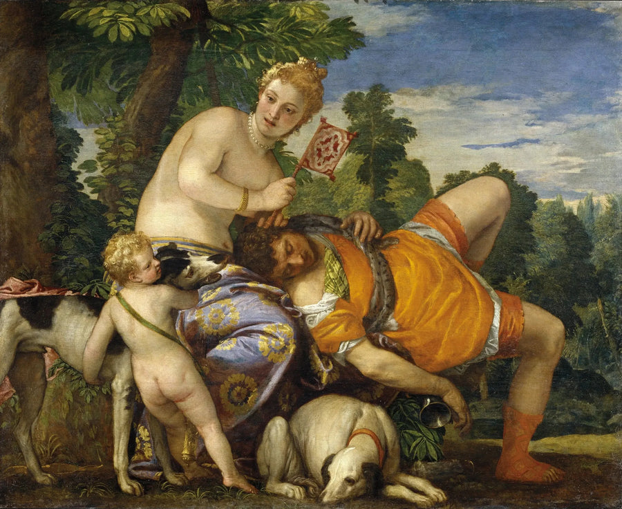 Wenus i Adonis - Paul Véronèse