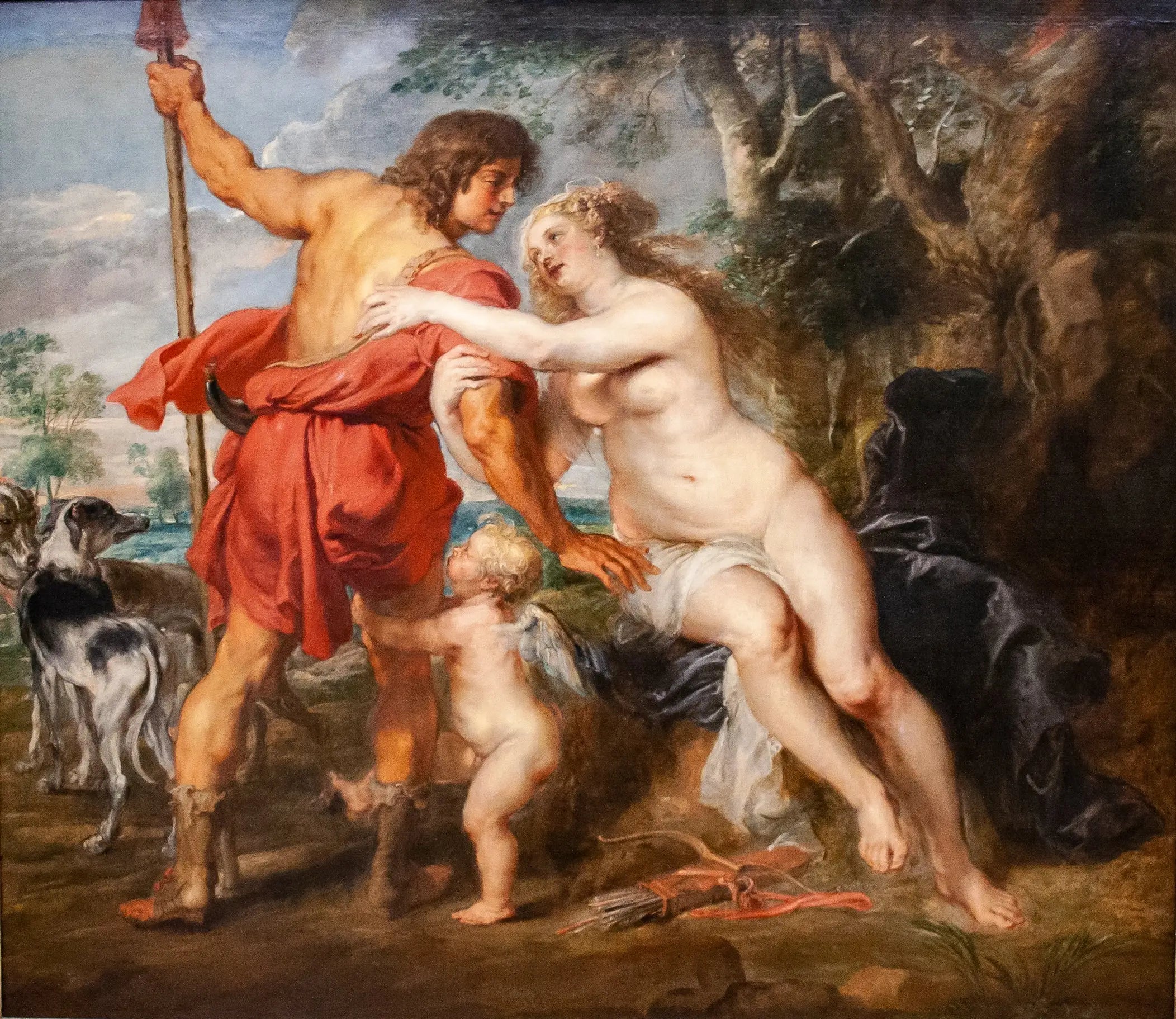 Vénus et Adonis - Peter Paul Rubens image 1 reproduction réalisée par Alpha Reproduction