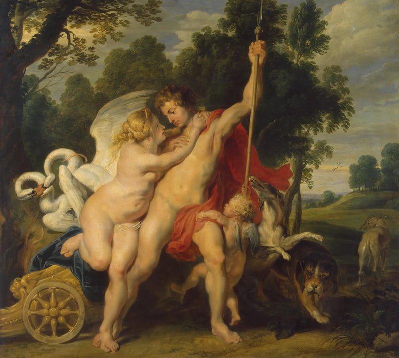 Wenus i Adonis - Peter Paul Rubens