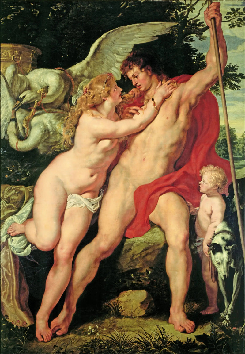 Wenus i Adonis - Peter Paul Rubens