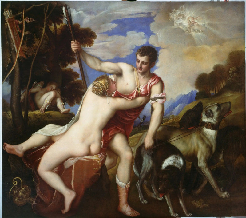 Wenus i Adonis - Titian