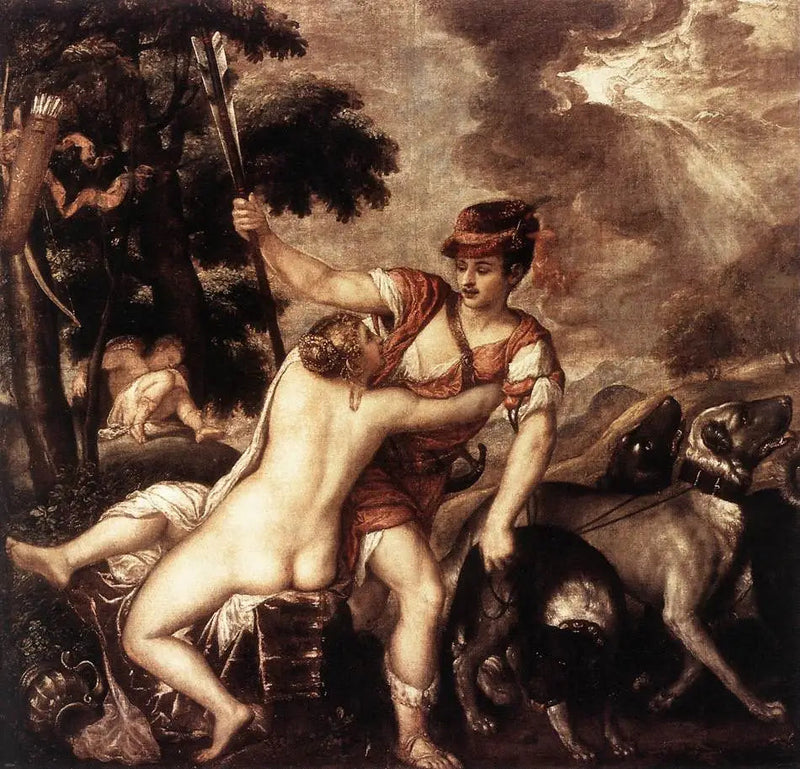 Wenus i Adonis - Titian