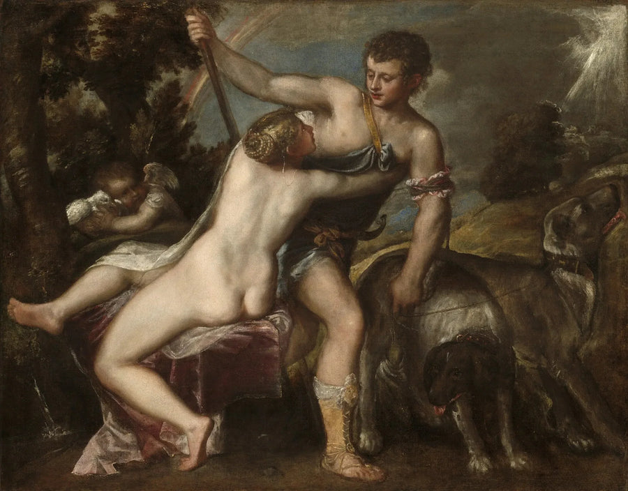 Wenus i Adonis - Titian