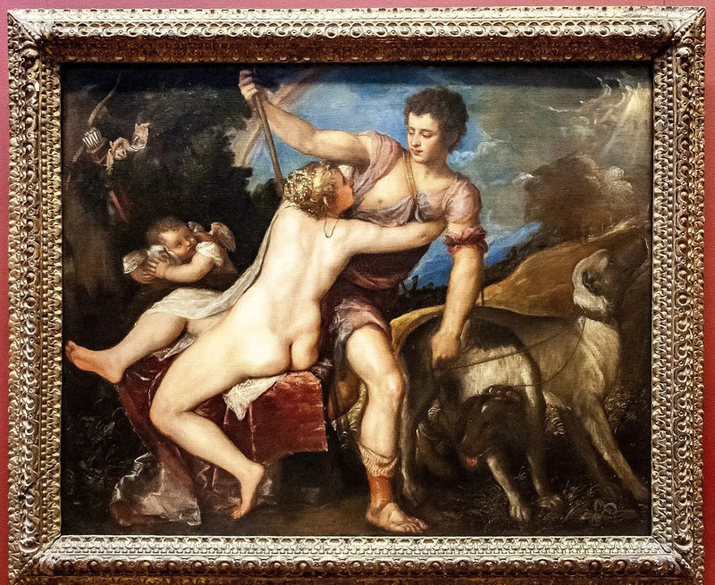 Wenus i Adonis - Titian