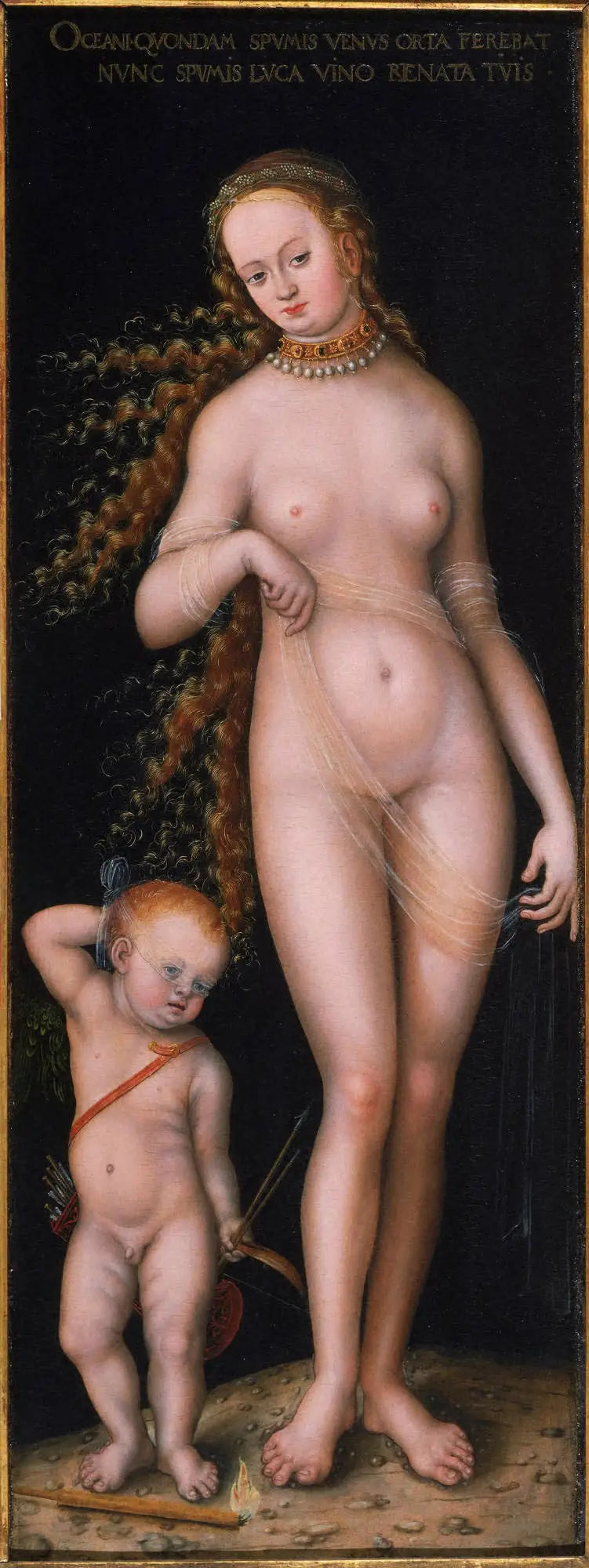 Wenus i Miłość - Lucas Cranach Starszy