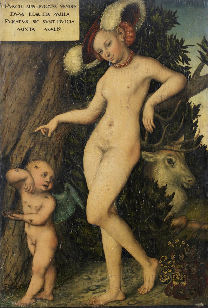 Wenus i Kupidyn - Lucas Cranach Starszy
