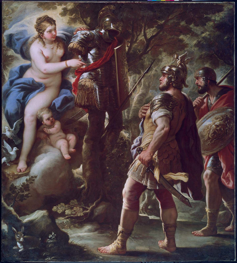 Wenus i Eneasz - Luca Giordano