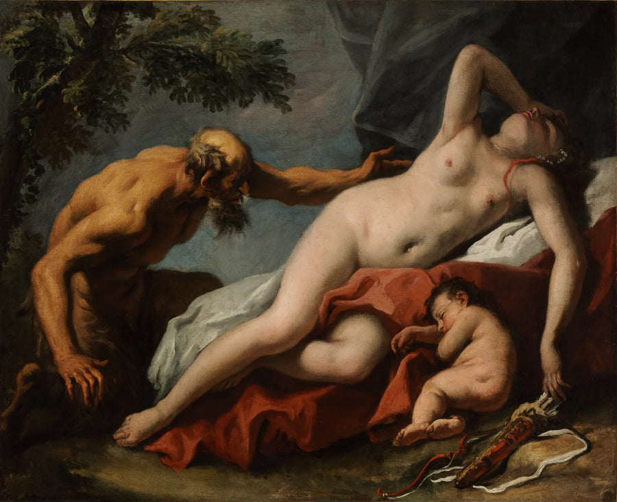 Wenus i Satyr - Sebastiano Ricci