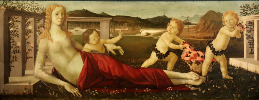 Wenus i trzech puttich - Sandro Botticelli