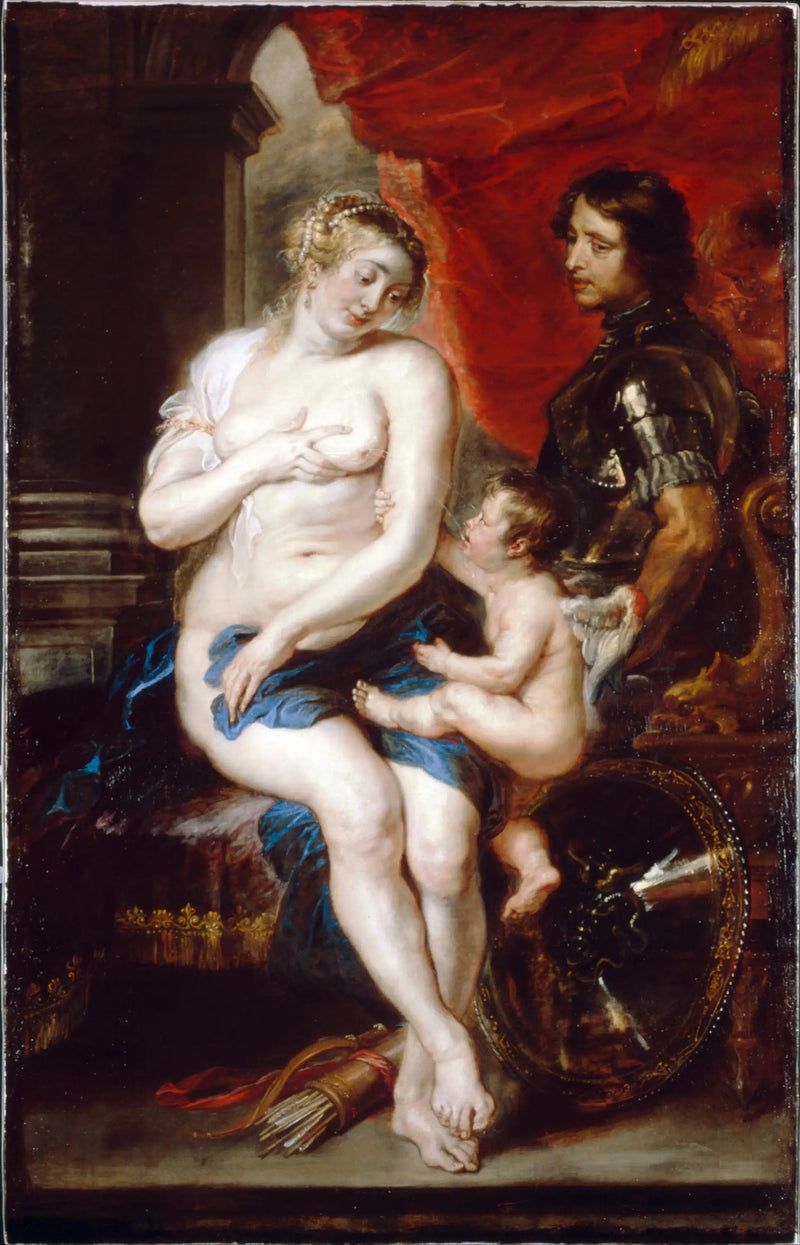 Wenus, Mars i Kupidyn - Peter Paul Rubens