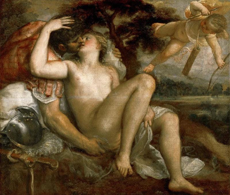 Wenus, Mars i Kupidyn - Titian
