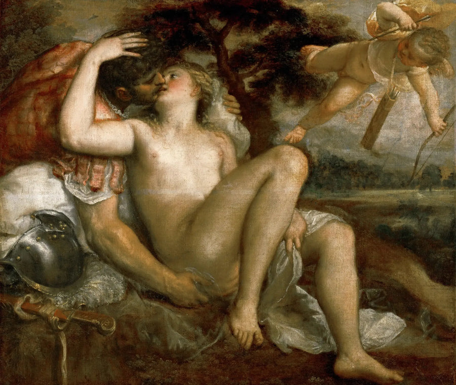 Wenus, Mars i Kupidyn - Titian