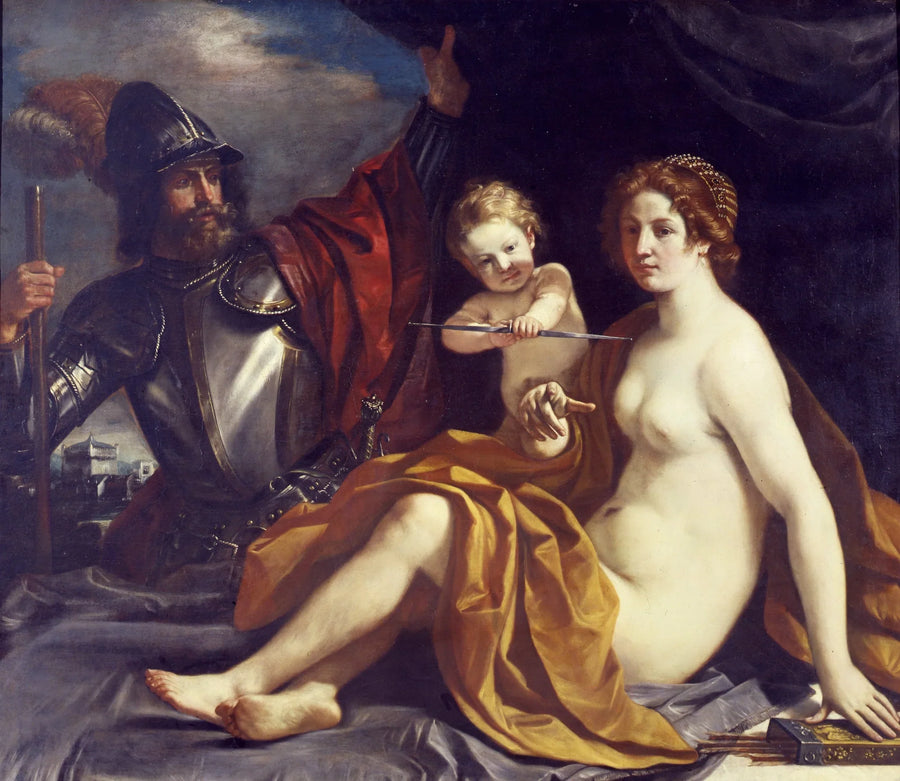 Wenus, Mars i Miłość - Guercino