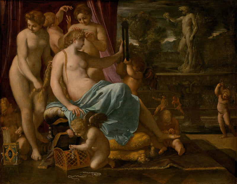 Wenus ozdobiona przez Gracje - Annibale Carracci