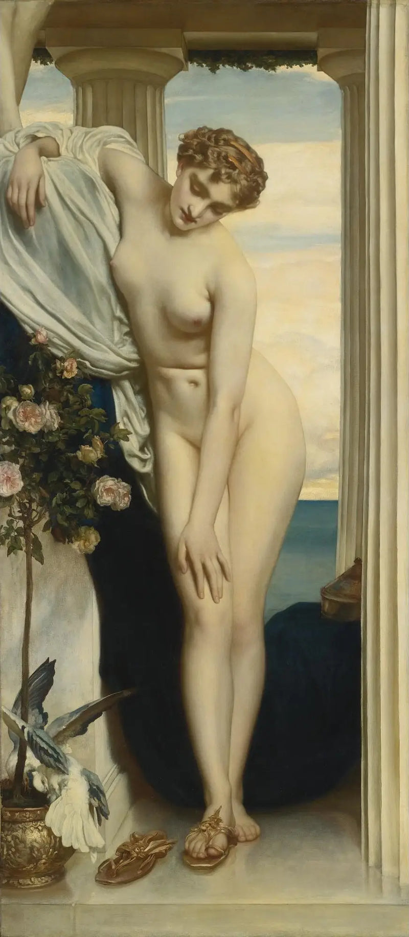 Wenus rozbierająca się do kąpieli - Frederic Leighton