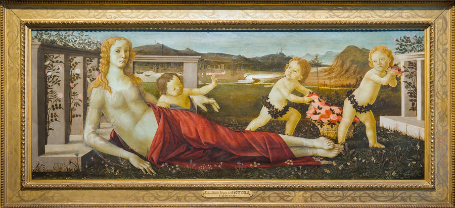 Wenus i trzech puttich - Sandro Botticelli